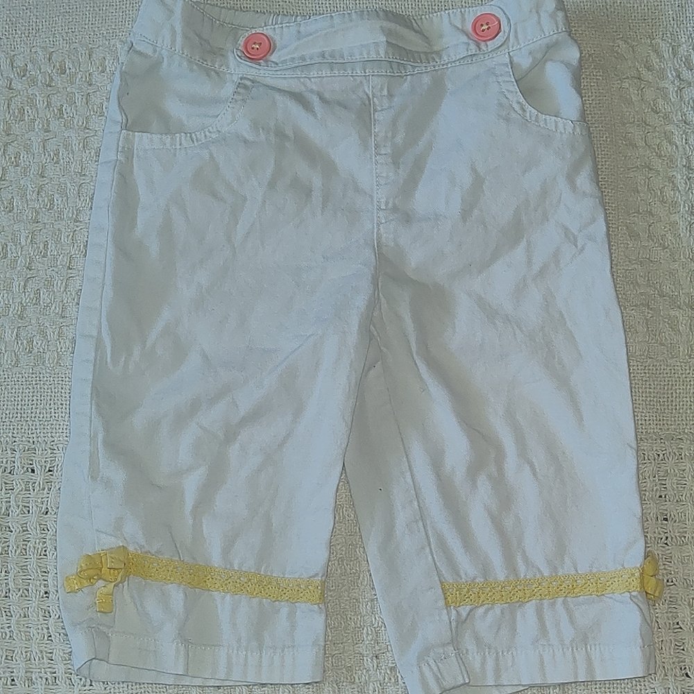 4/$10 Floral Easter Yellow Spring Outfit Dress Shirt/Pants! - Picture 9 of 11